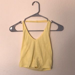 Yellow Halter Top from Tillys